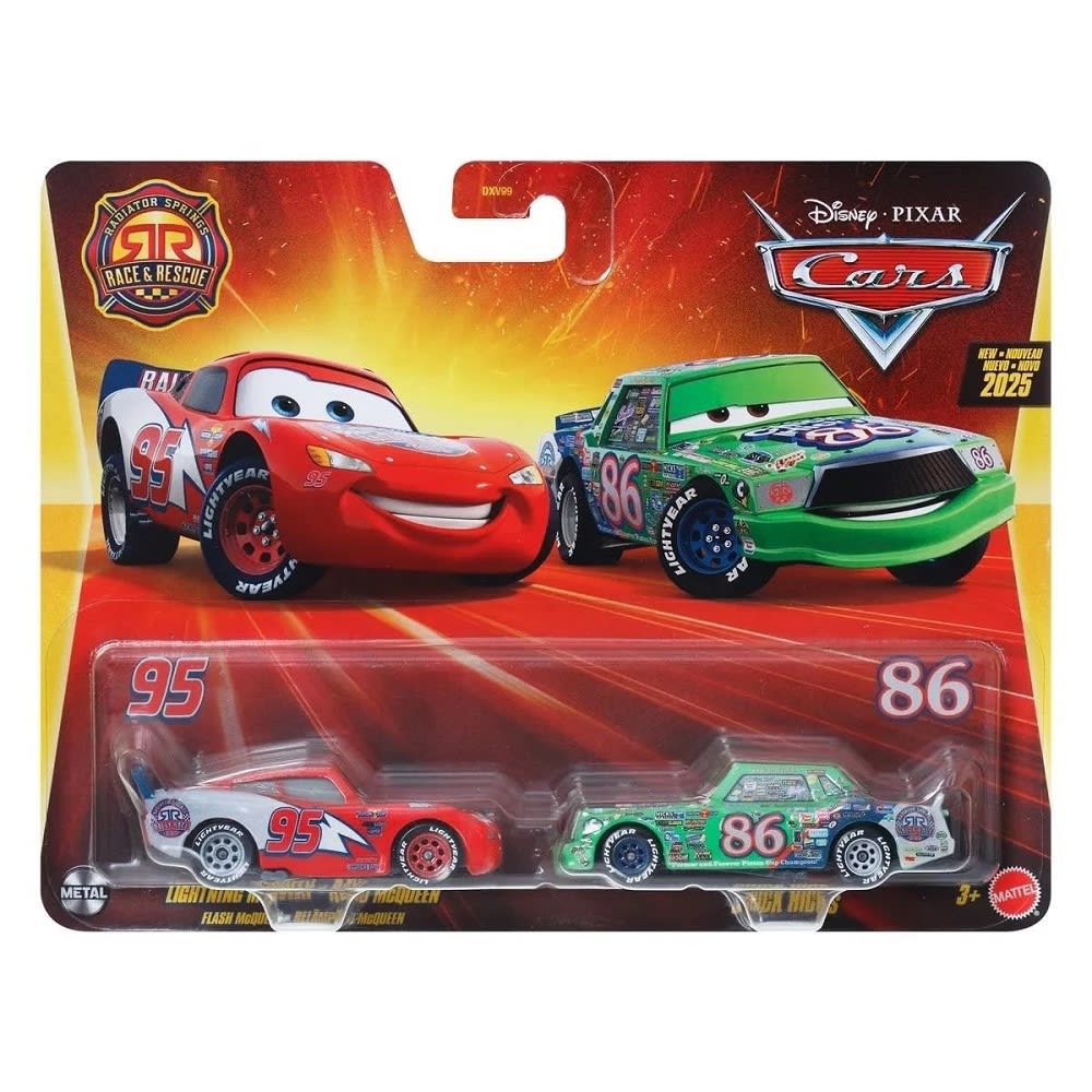 Disney Pixar Cars Pack de 2 Autos de Metal Escala 1:55 Surtido – vista 4