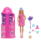 Barbie Party Unboxed Tobogán con Muñeca, Perrito y 10 Sorpresas – vista 2