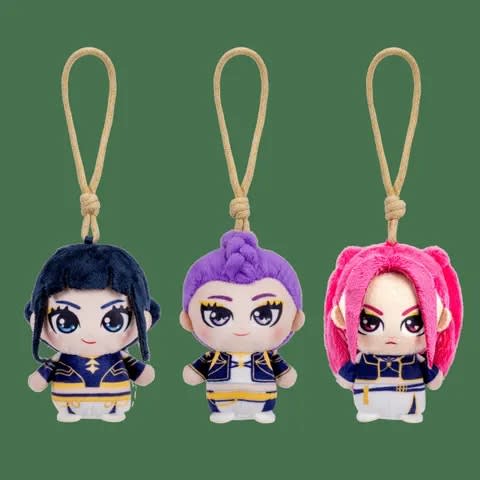 Peluche llavero K-Pop Demon Hunters de 10 cm con clip