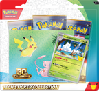 Blíster Pokémon 30th Celebration Tech Sticker Collection versión Alolan Exeggutor con 3 sobres