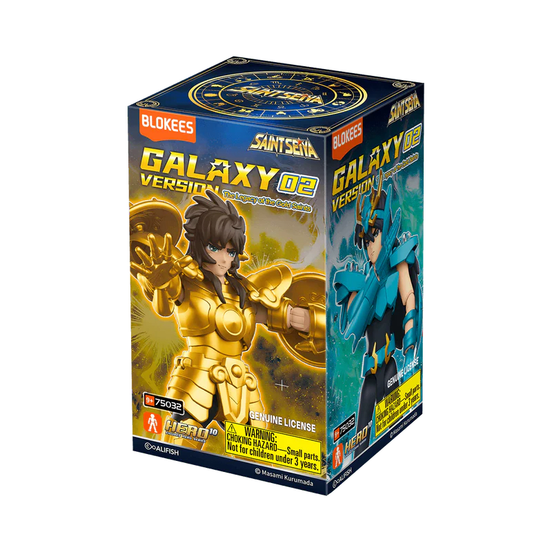 Caja Blokees Saint Seiya Galaxy Version 02 Gold Saints