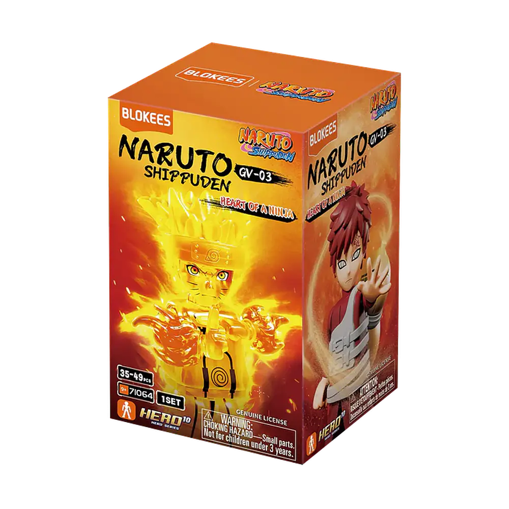 Blokees Naruto Shippuden Galaxy Version 03 Heart of a Ninja Figura Sorpresa – vista 3