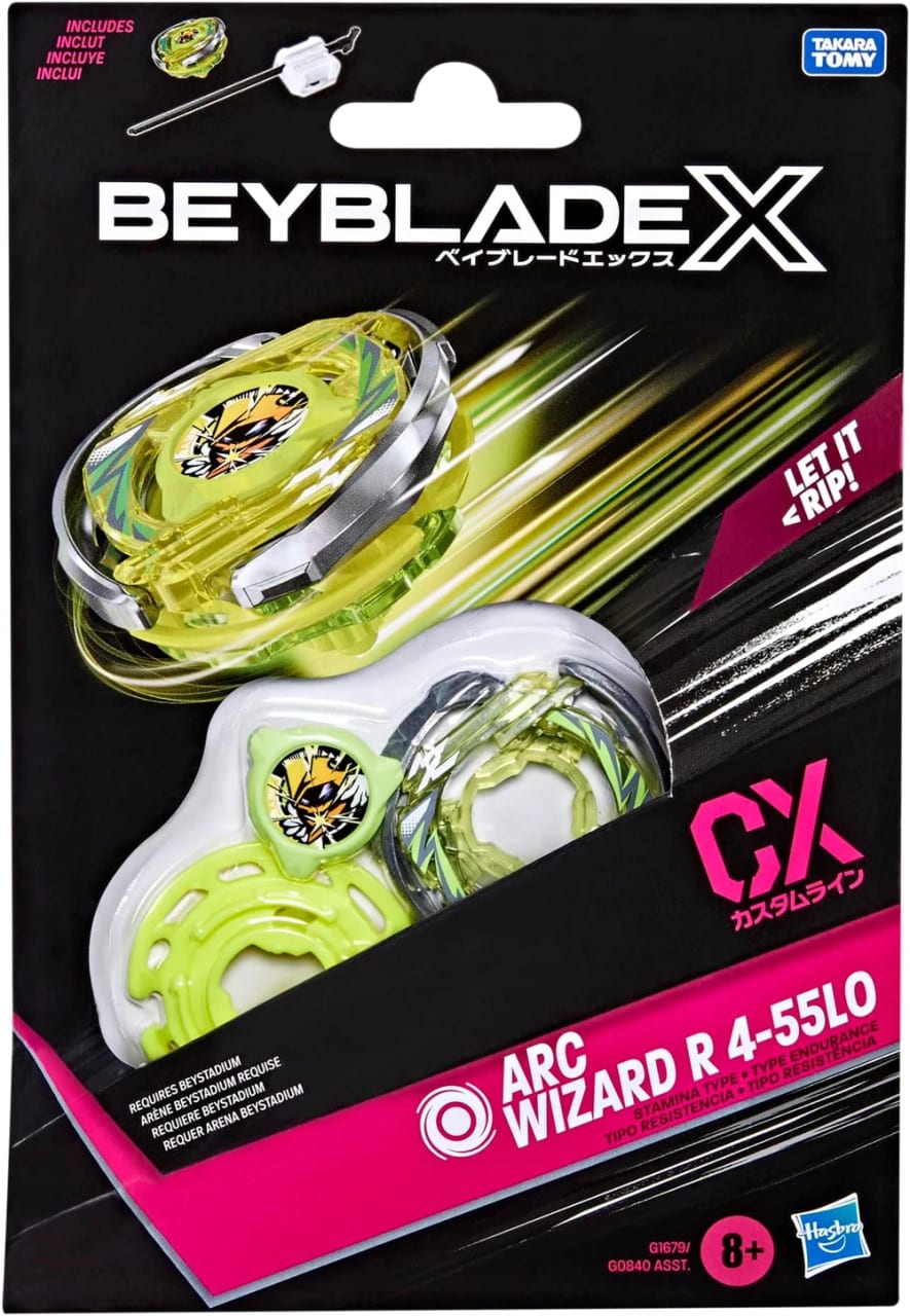 Beyblade X Arc Wizard R 4-55LO Top de Batalla – vista 1