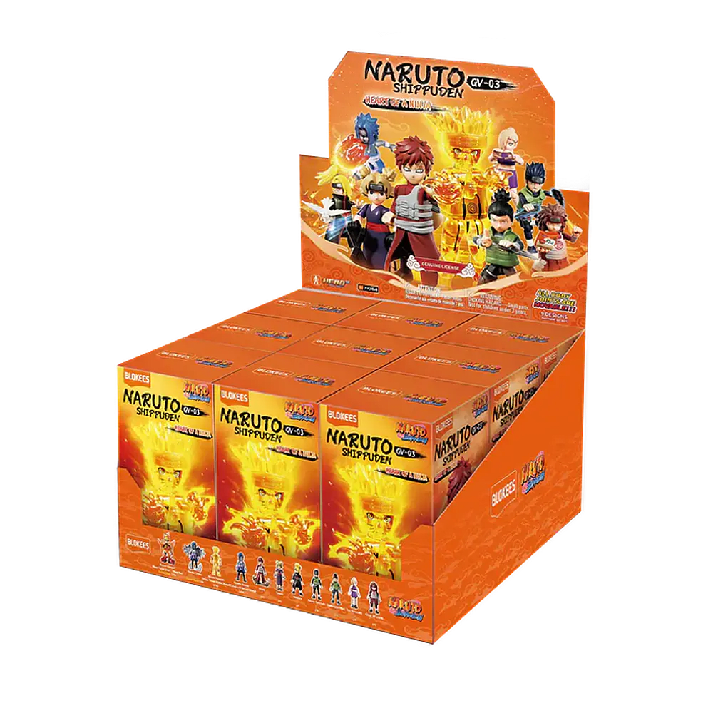Blokees Naruto Shippuden Galaxy Version 03 Heart of a Ninja Figura Sorpresa – vista 1