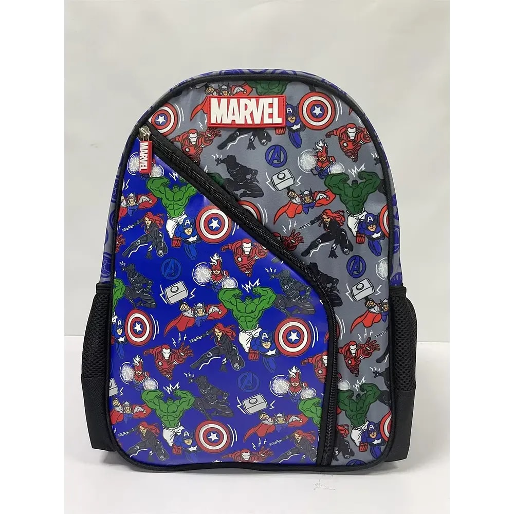 Marvel Avengers Mochila Escolar Azul con Bolsillos Laterales – vista 2