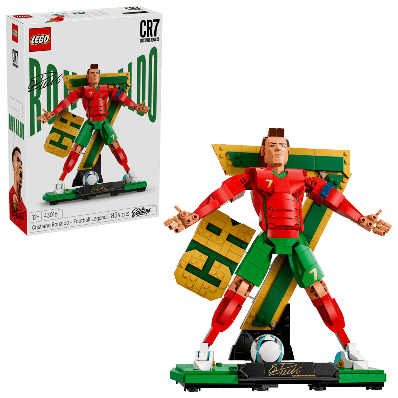 LEGO Editions Cristiano Ronaldo Leyenda del Fútbol 43016 Figura para Armar – vista 1