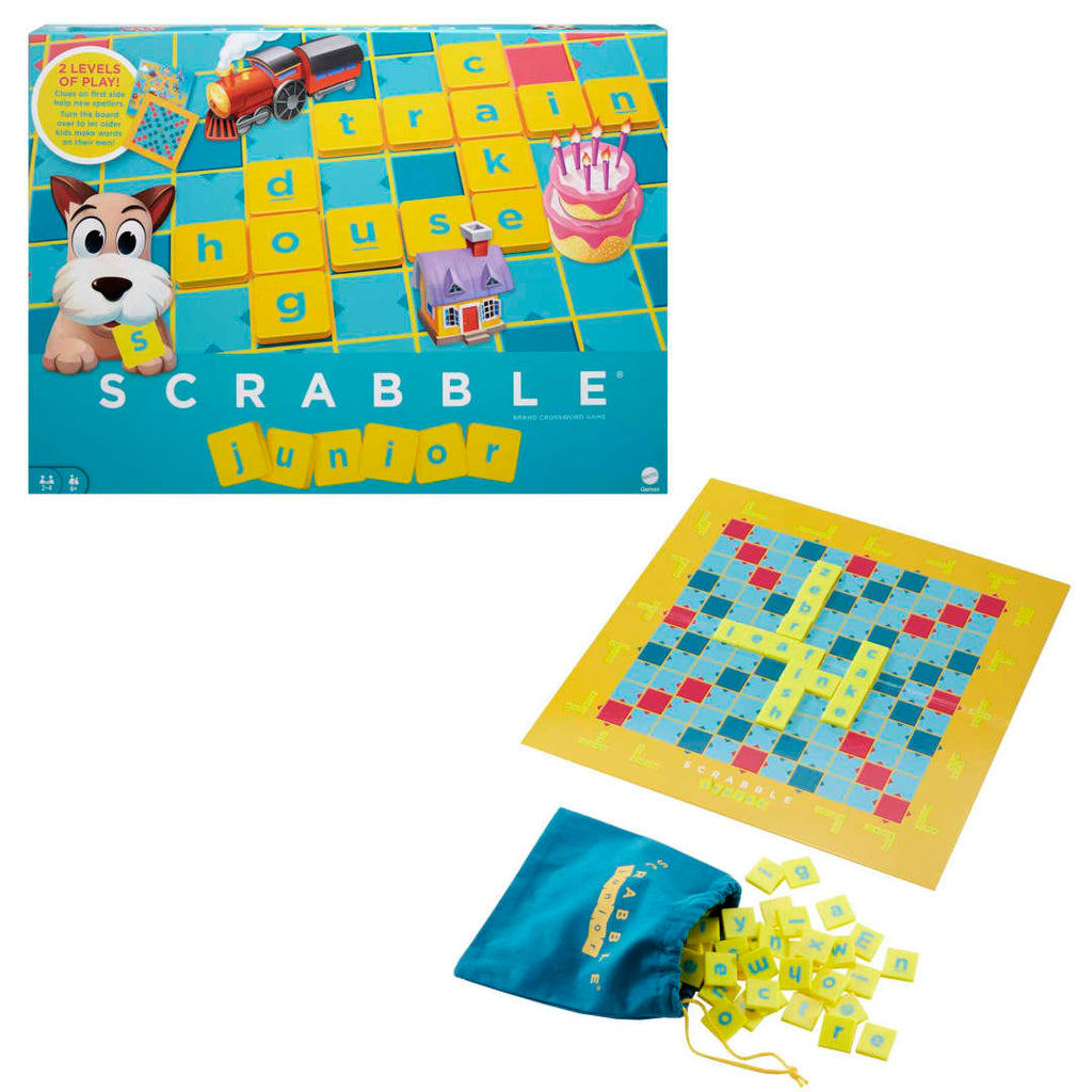 Scrabble Junior Juego de Mesa de Palabras para Niños – vista 1