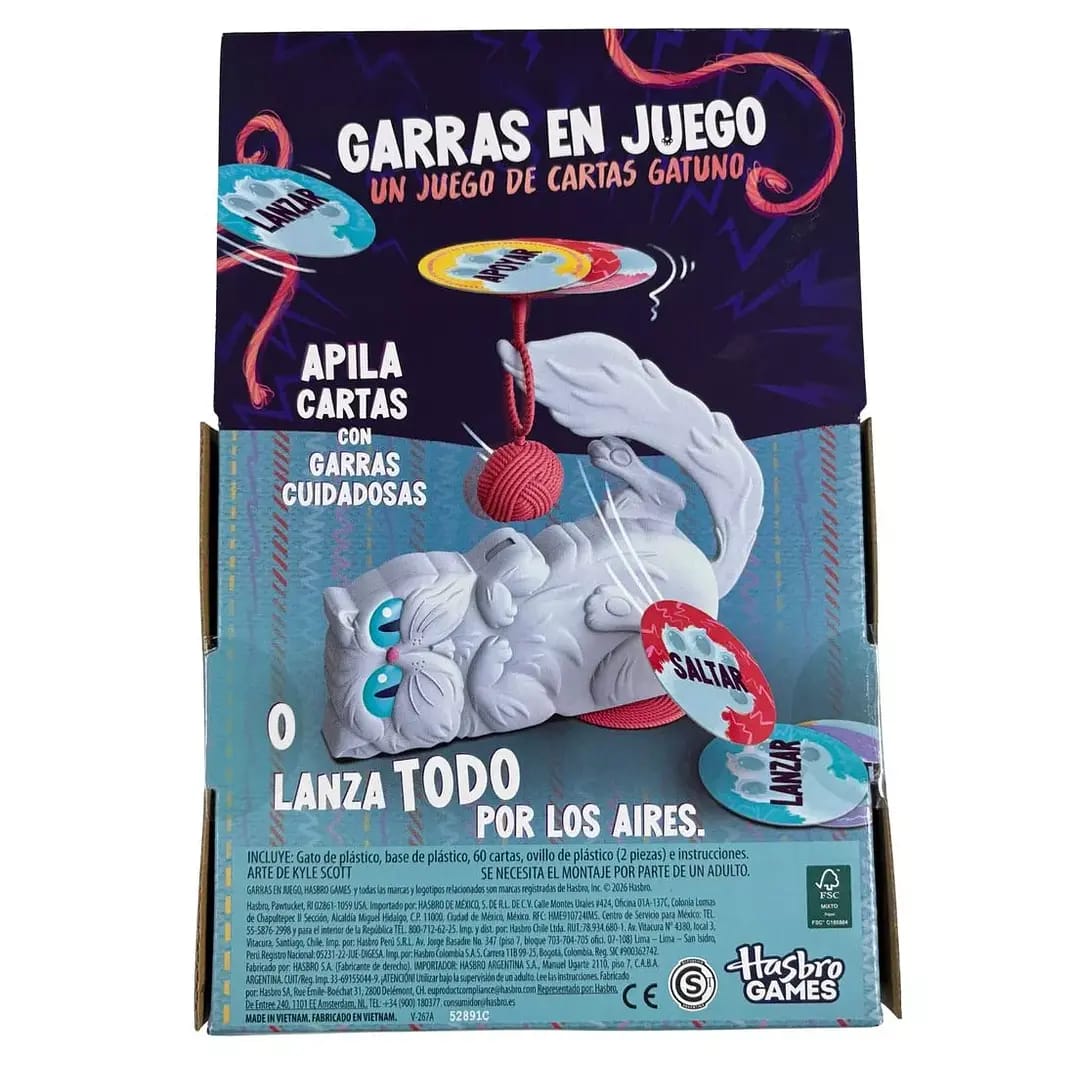 Garras en Juego Juego de Mesa de Equilibrio con Cartas – vista 1