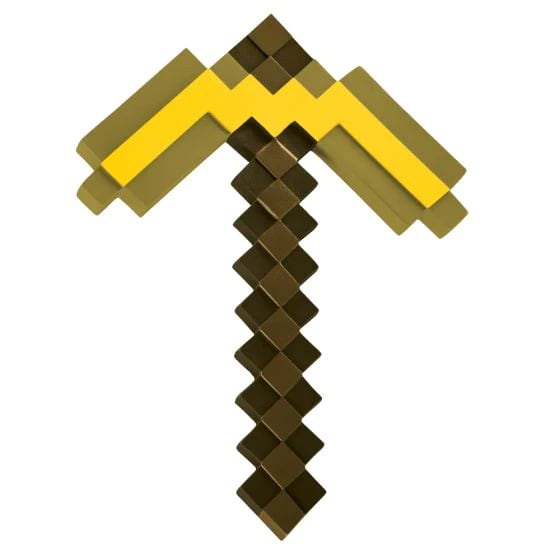 Minecraft Pico de Oro Réplica de Plástico de 40 cm – vista 1