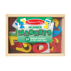 Empaque Melissa & Doug Number Magnets con 37 números de madera del 0 al 20