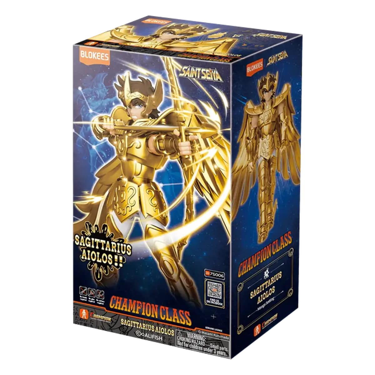Blokees Saint Seiya Champion Class Aiolos de Sagitario Figura Armable 15 cm – vista 2