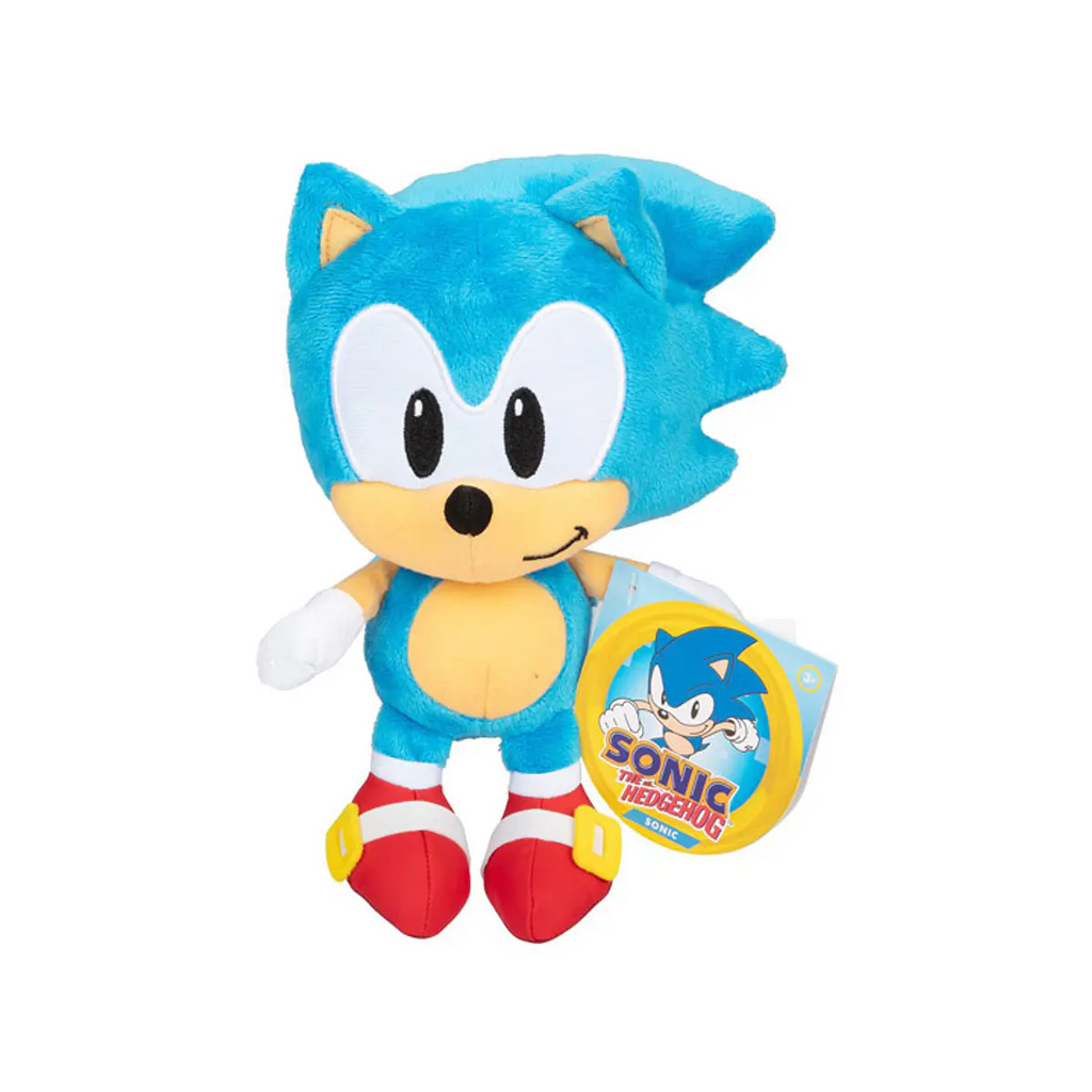 Peluche Sonic the Hedgehog de 23 cm de Jakks con etiqueta original