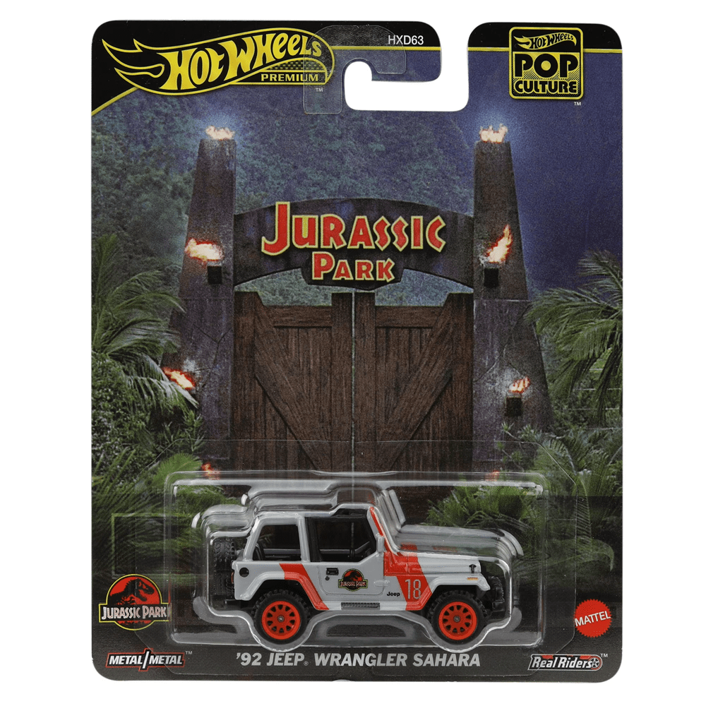 Hot Wheels Jurassic Park Jeep Auto Escala 1:64 – vista 1