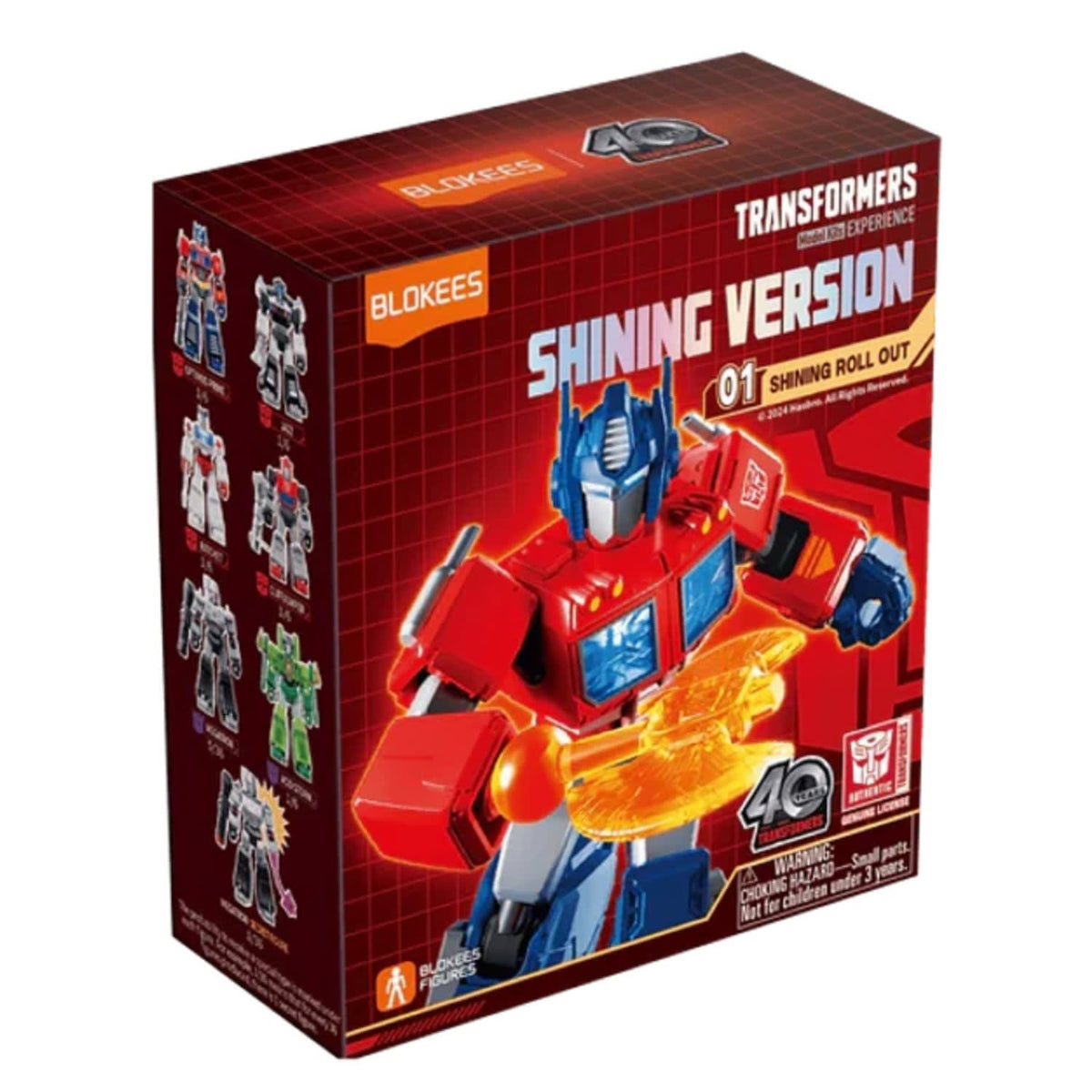 Blokees Transformers Shining Versión 01 Roll Out Figura Sorpresa – vista 1