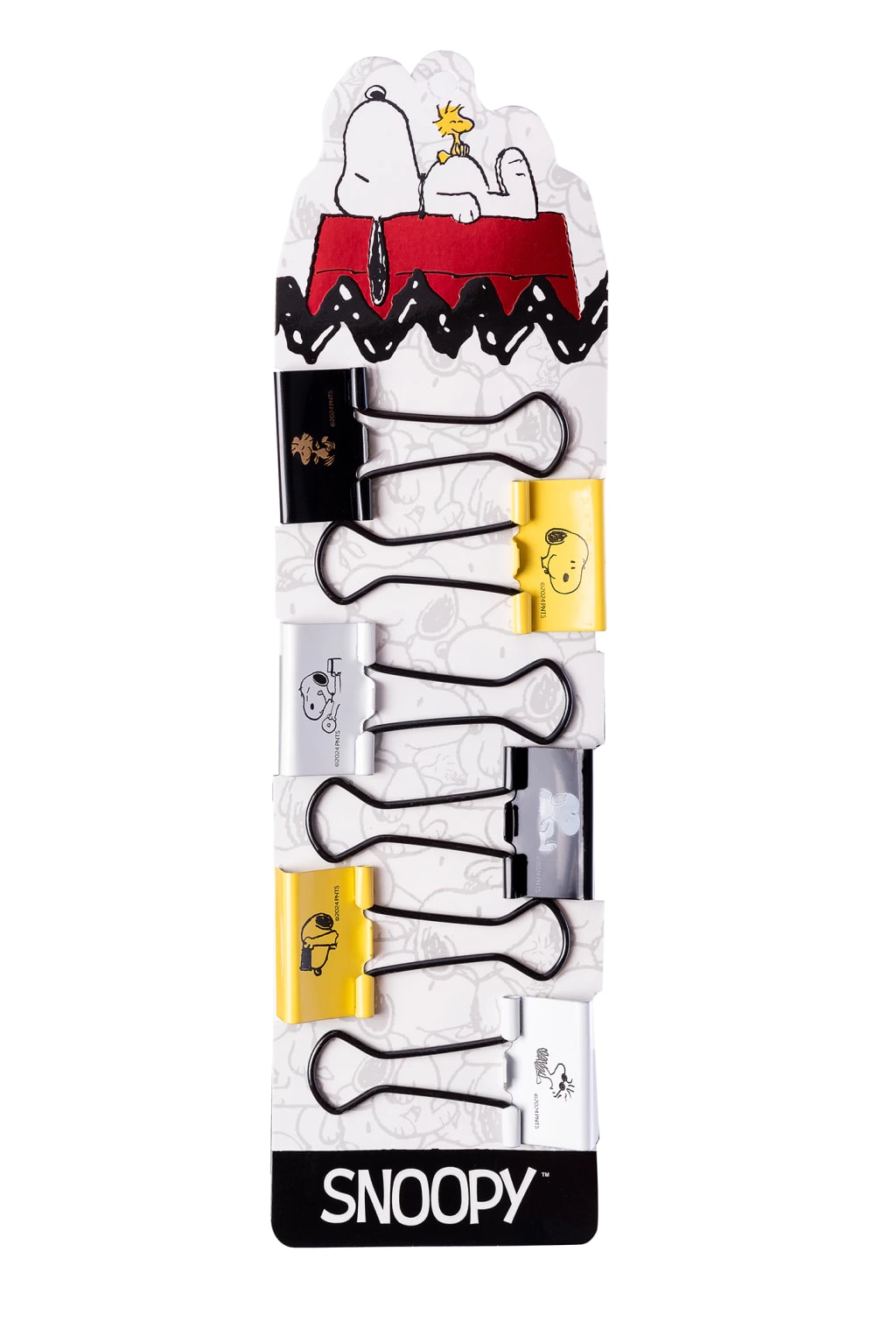 Snoopy Set de 6 Clips Metálicos para Papel de 25 mm – vista 1