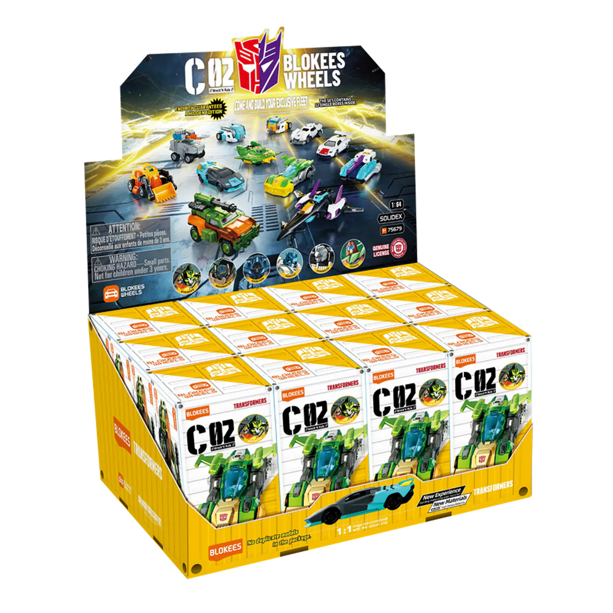Caja Blokees Transformers C02 Wreck'N Rule
