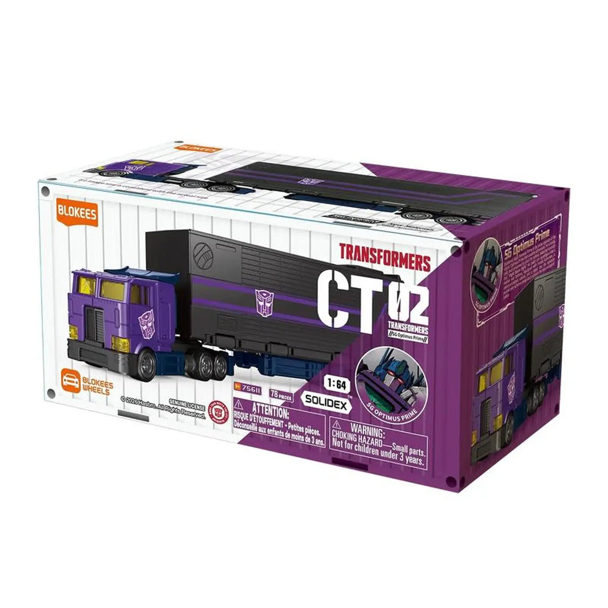 Blokees Wheels Transformers CT02 SG Optimus Prime Kit Armable 1:64 – vista 2