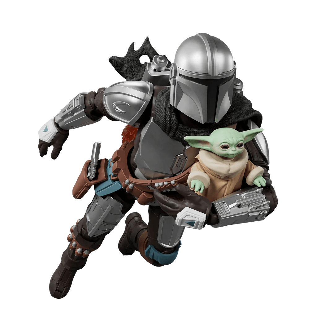 Blokees Star Wars Champion Class CC05 Din Djarin y Grogu Figura Armable – vista 2