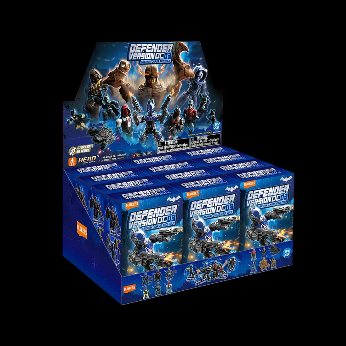 Blokees DC Defender Version 03 Arkham Chaos Prologue Figura Armable – vista 2