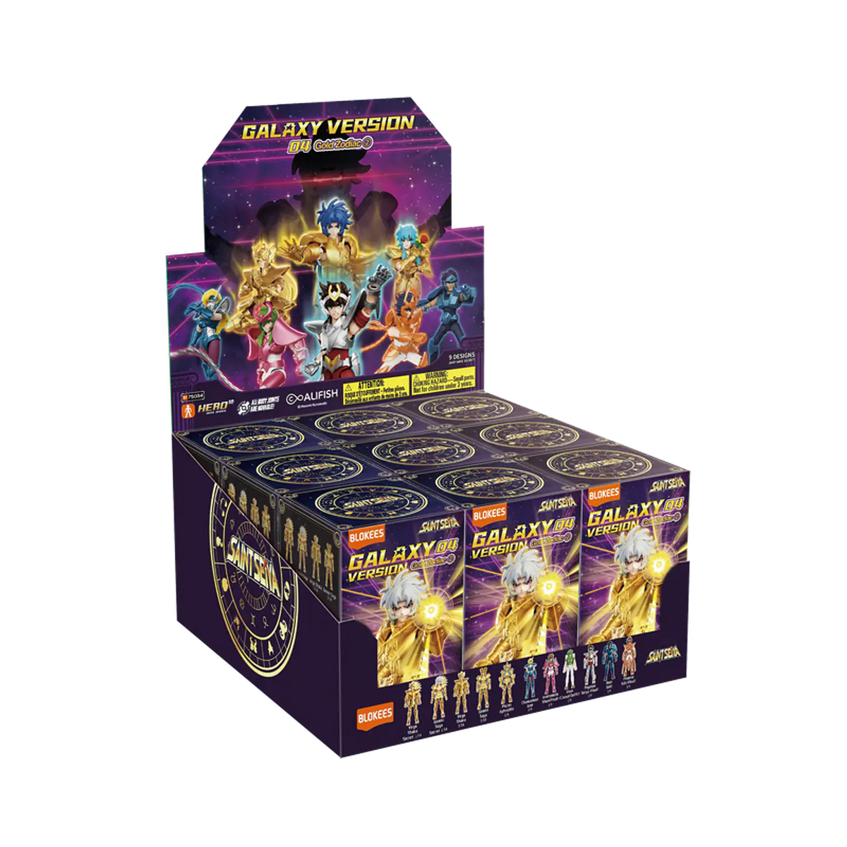 Saint Seiya Galaxy Version 04 Gold Zodiac Figura Sorpresa – Blokees