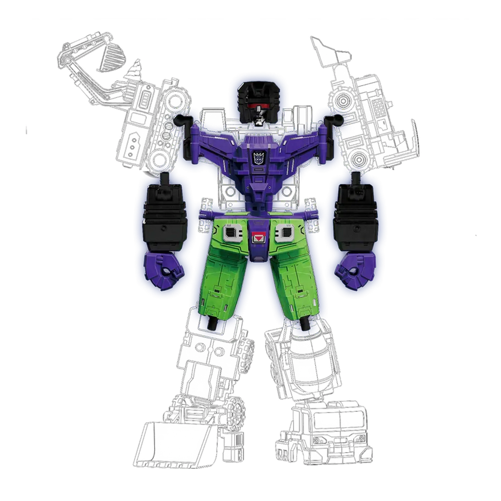 Blokees Transformers Defender Version Devastator Kit de Combinación – vista 3
