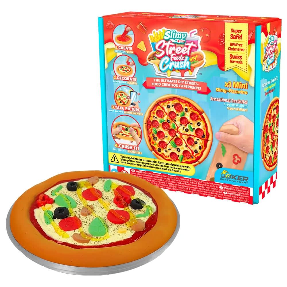 Slimy DIY Street Food Crush Mini Pizza Kit para Crear Slime – vista 3
