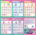 Guía de coleccionista Magic Mixies Minis Shimmerverse con los 90 personajes por poder mágico