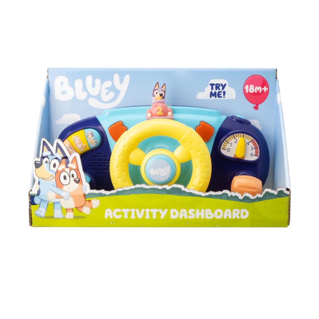 Bluey Tablero del Conductor con Sonido Juguete de Actividades para Bebés – vista 1