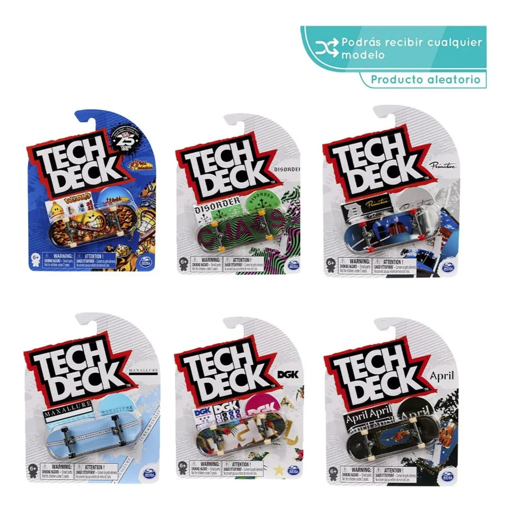 Tech Deck Skate para Dedos 96 mm Fingerboard Sorpresa – vista 1