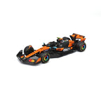 Auto McLaren MCL39 #4 Lando Norris F1 2025 escala 1:43 Bburago, vista lateral frontal