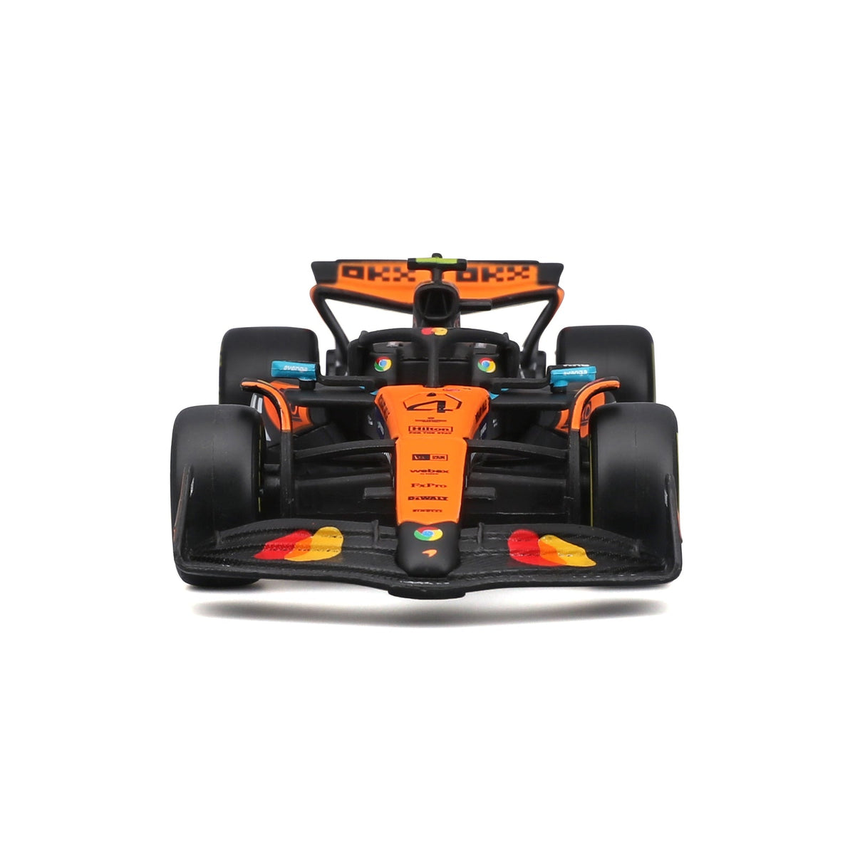 McLaren MCL39 Lando Norris 1:43 Bburago, vista frontal