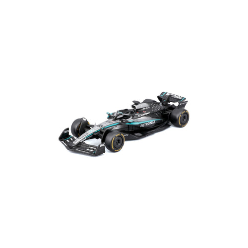 Mercedes-AMG W16 2025 #63 George Russell escala 1:43 vista lateral