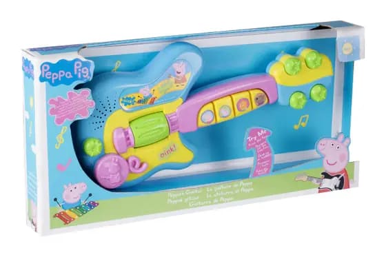 Peppa Pig Guitarra Eléctrica de Juguete con Sonidos y Canción – vista 2