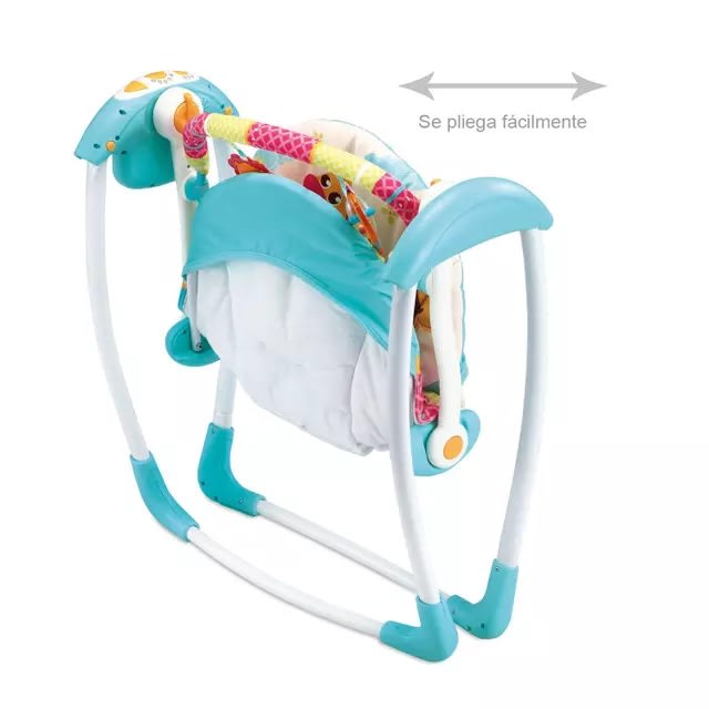 Pikaboo Columpio Portátil para Bebés Azul con Melodías – vista 3
