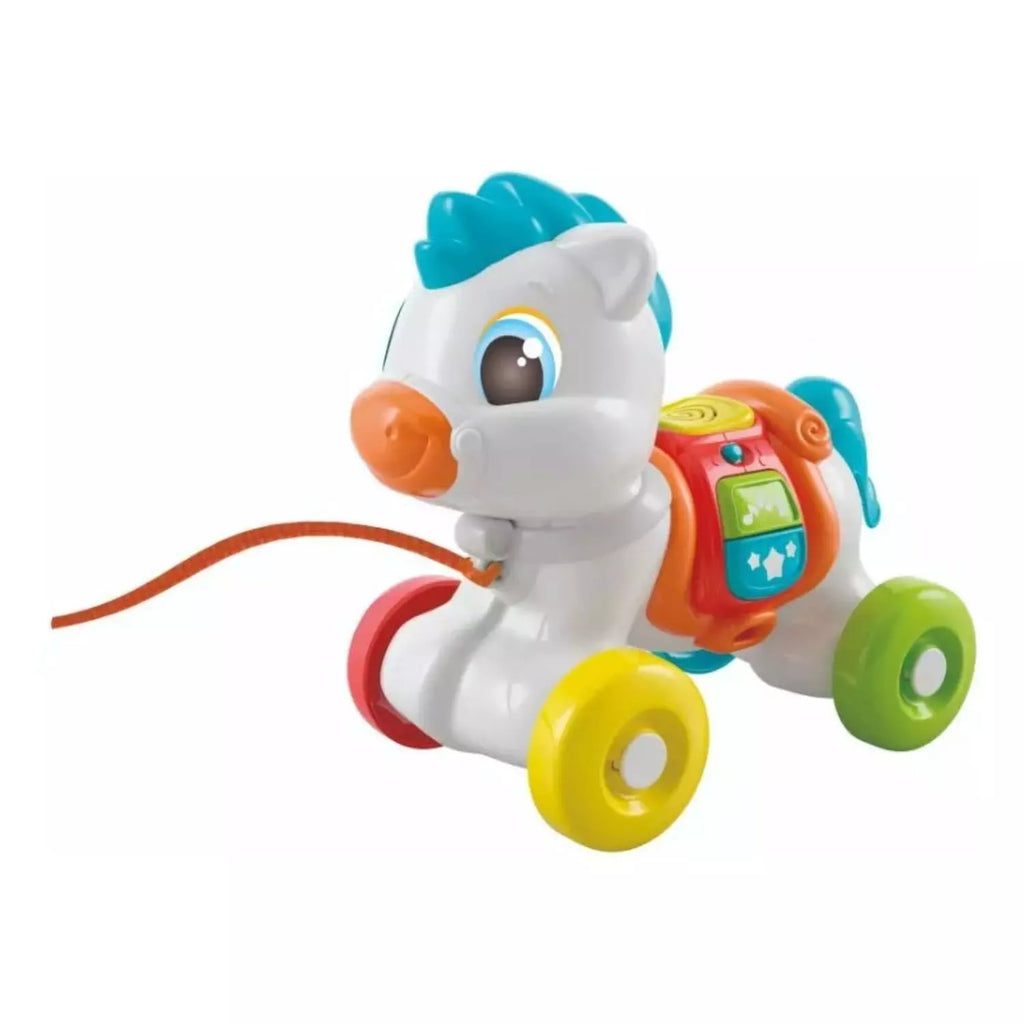 Baby Clementoni Pony Interactivo de Arrastre con Sonidos y Canciones – vista 1