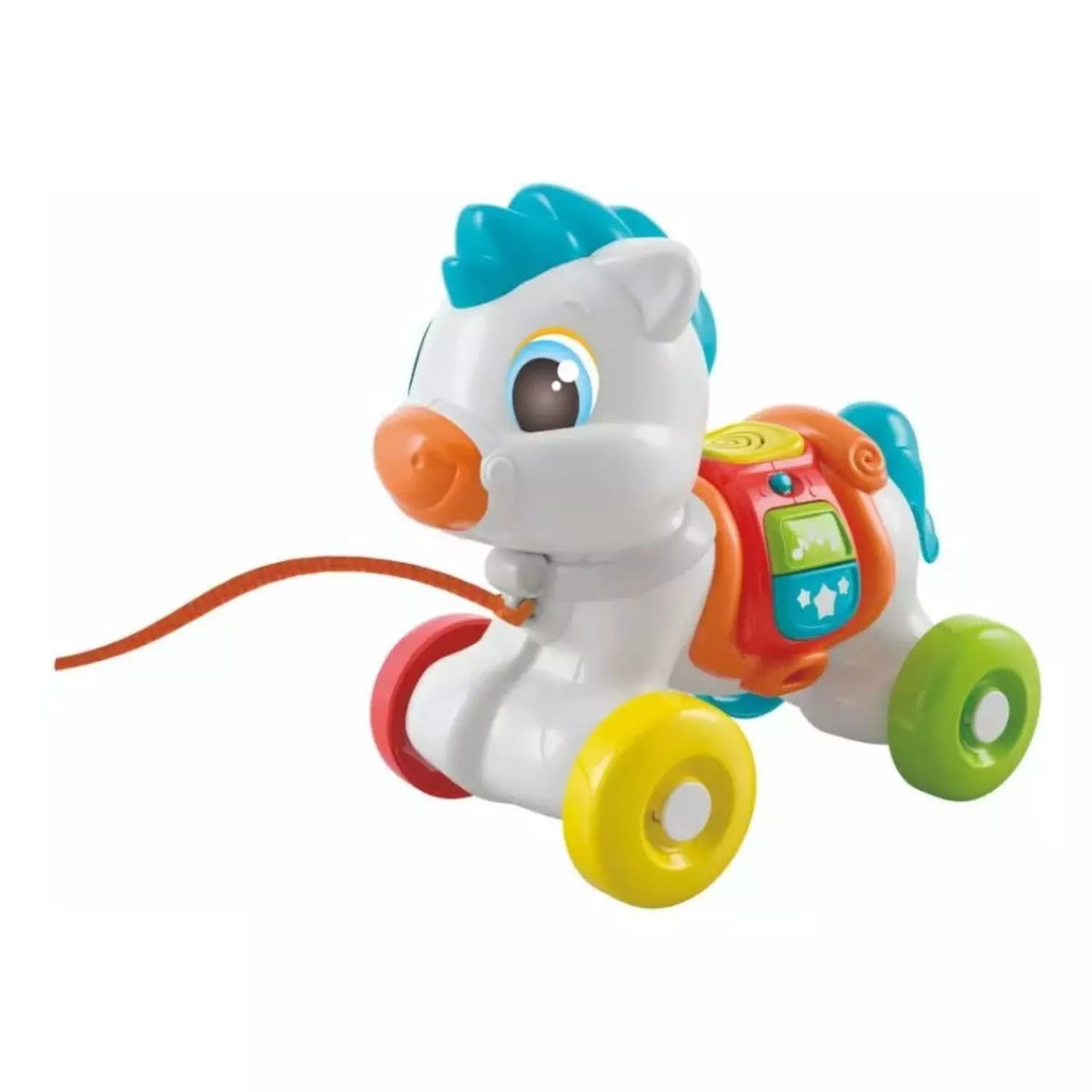 Baby Clementoni Pony Interactivo de Arrastre con Sonidos y Canciones – vista 1