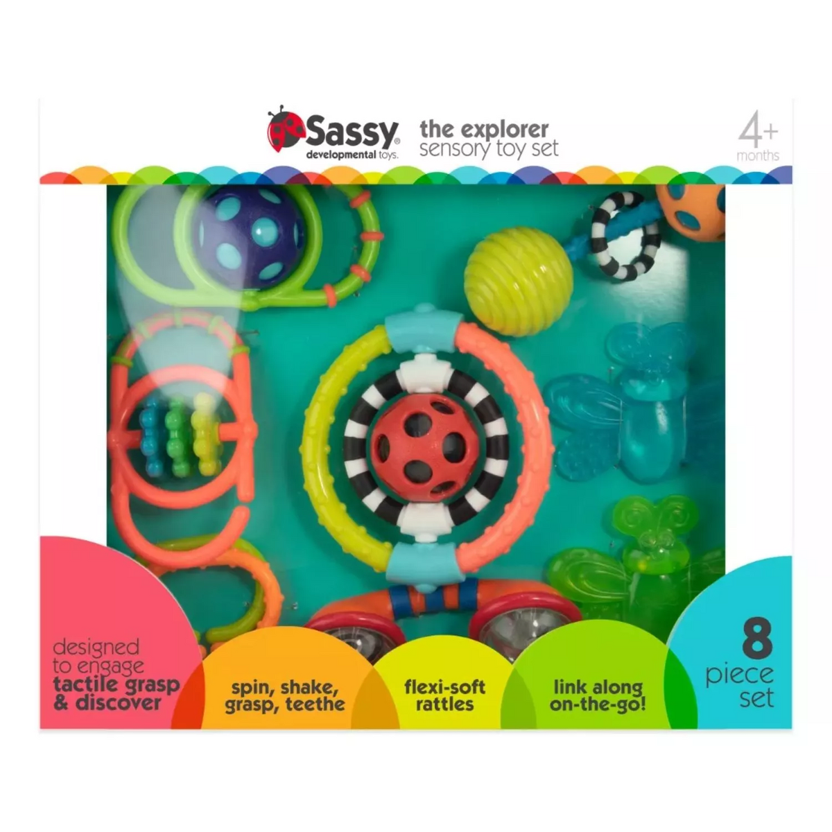 Sassy Set de Regalo Sensorial para Bebés de 6 a 12 Meses – vista 1