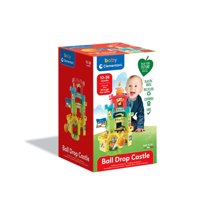 Clementoni Castillo Apilable con Bola para Bebés de Plástico Reciclado – vista 1