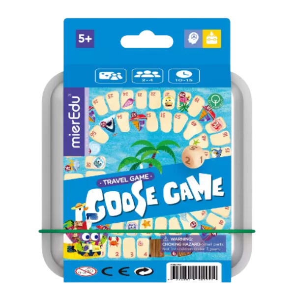 Envase cerrado del juego de viaje Goose Game mierEdu
