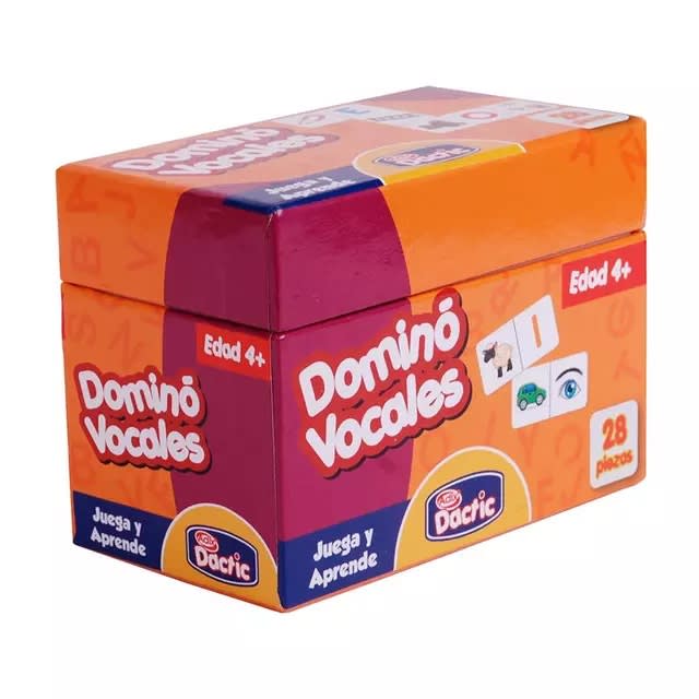 Dactic Dominó Sonido Inicial Vocales de Cartón Juego Educativo – vista 3