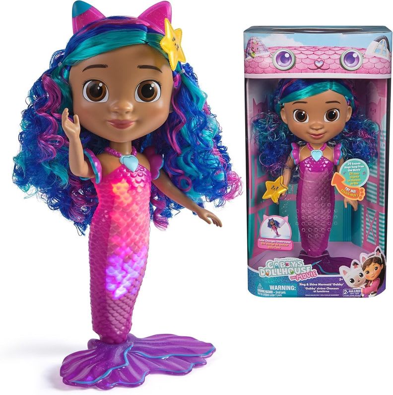 Gabby's Dollhouse La Película Muñeca Sirena con Luces y Sonidos – vista 1