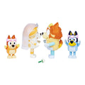 Bluey Pack de 4 Figuras Articuladas Boda del Tío Rad y Frisky – vista 1