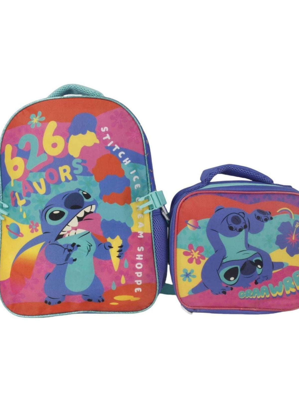 Disney Lilo & Stitch Mochila con Lonchera Set Escolar – vista 1