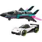 LEGO City Avión Jet vs. Auto Set de Carreras 259 Piezas – vista 2