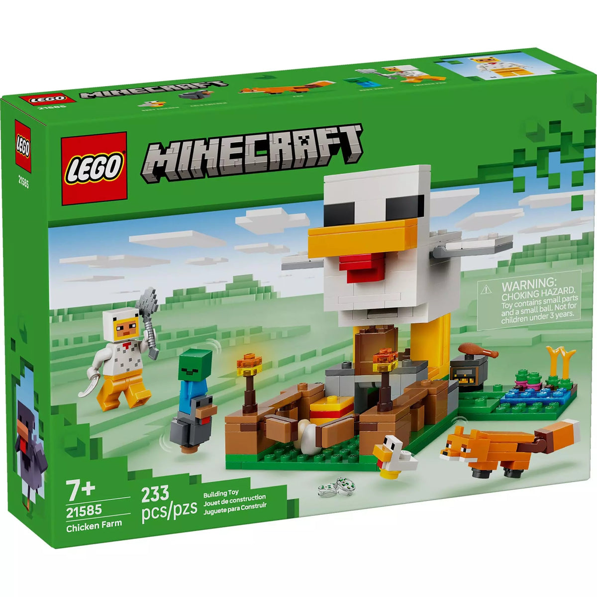 LEGO Minecraft La Granja de Gallinas Set de Construcción – vista 2