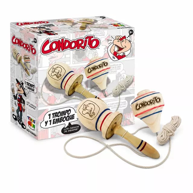 Condorito Set Juegos Típicos Trompo y Emboque – vista 3