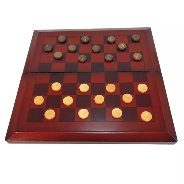 Set de Ajedrez y Damas Premium de Madera 2 en 1 Toyng – vista 3