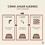 Set de Ajedrez y Damas Premium de Madera 2 en 1 Toyng – vista 2