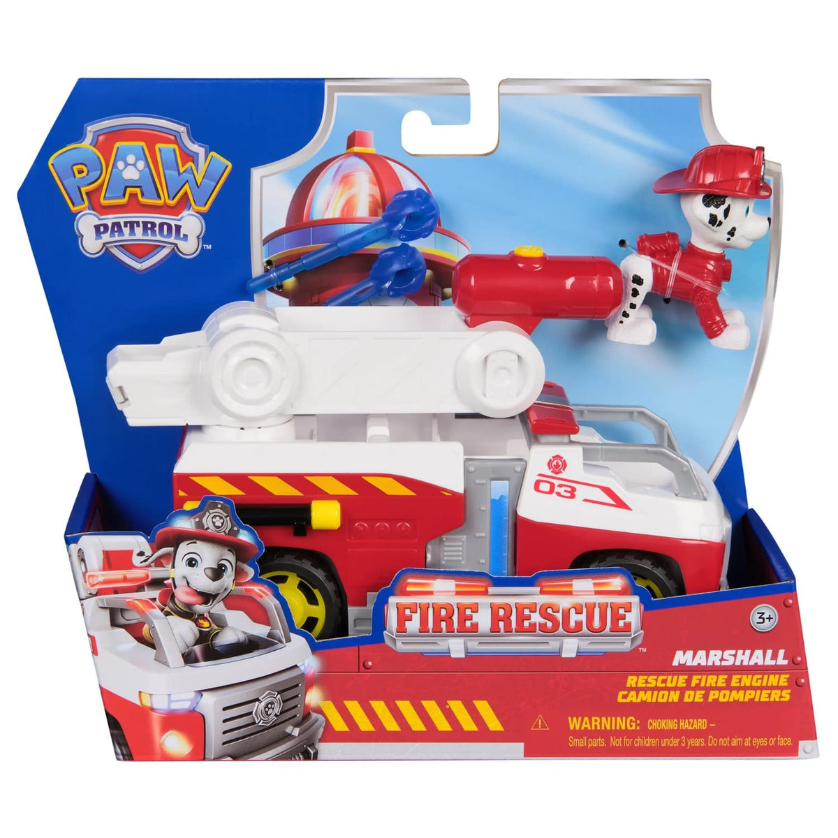 Paw Patrol Fire Rescue Camión de Bomberos de Marshall – Spin Master
