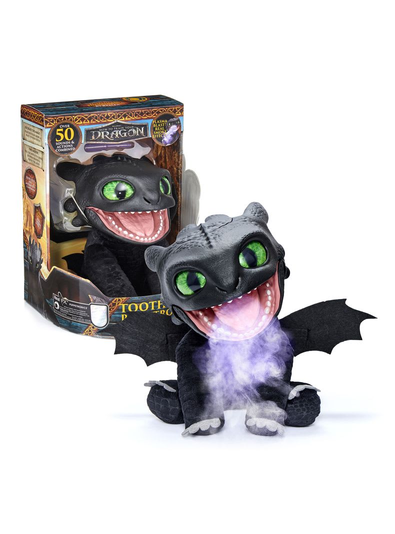 Cómo Entrenar a tu Dragón Chimuelo Puppetronic con Humo y Sonidos – vista 1